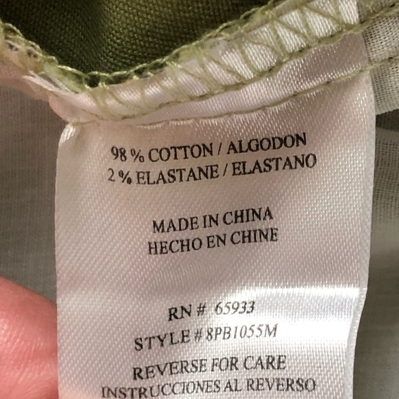 Benny Gold Mens Chino Casual Pants Green Size 34 X 30 - Picture 5 of 8